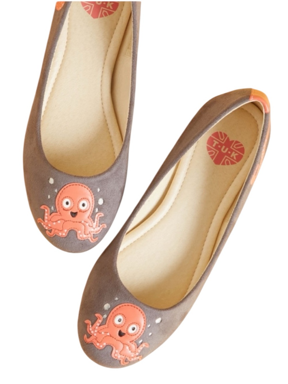 ModCloth T.U.K. Ten Out of Tentacle Octopus Ballet Flats Size 11